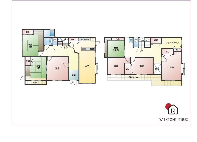 【間取り】 | 比企郡滑川町大字羽尾　中古戸建
