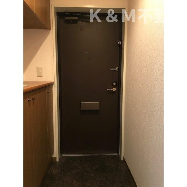 コスモ柏２の玄関|シンプルで使いやすい玄関です