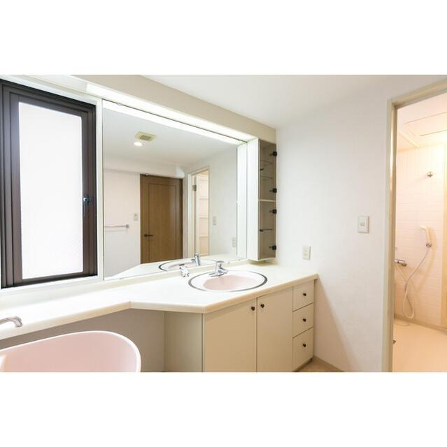 コスモ柏２の独立洗面台|独立洗面化粧台が付いています