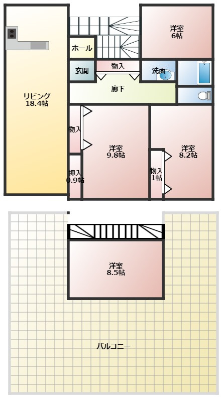 オリエントビルの間取り