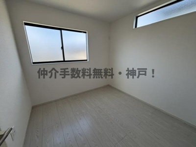 【洋室】 | 明石市日富美町　新築戸建1号棟　仲介手数料無料！ | きれいな洋室です
