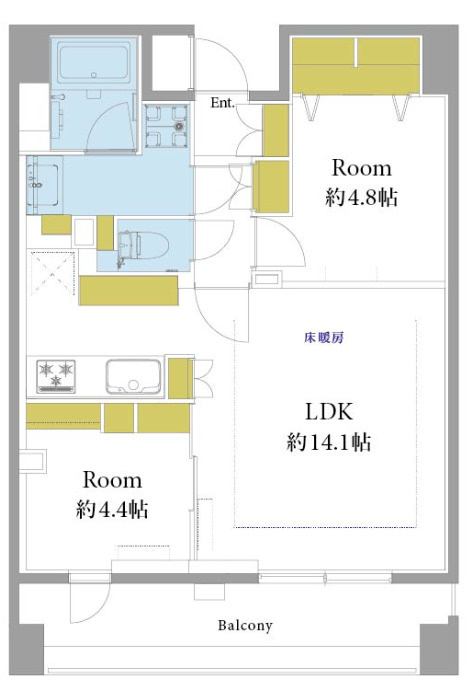 クリオ浅草参番館の間取り