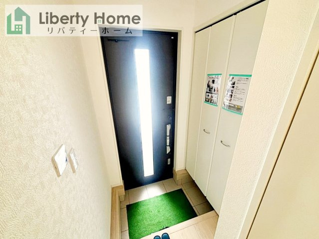 土浦市生田町第4　新築戸建　4号棟の玄関