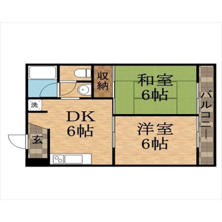 【間取り】 | ハイツモーニンググローリー