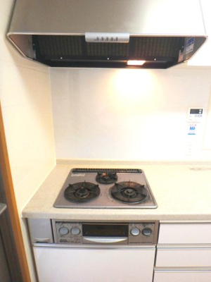 【キッチン】 | アルファステイツ仁川駅前 | ガスコンロです