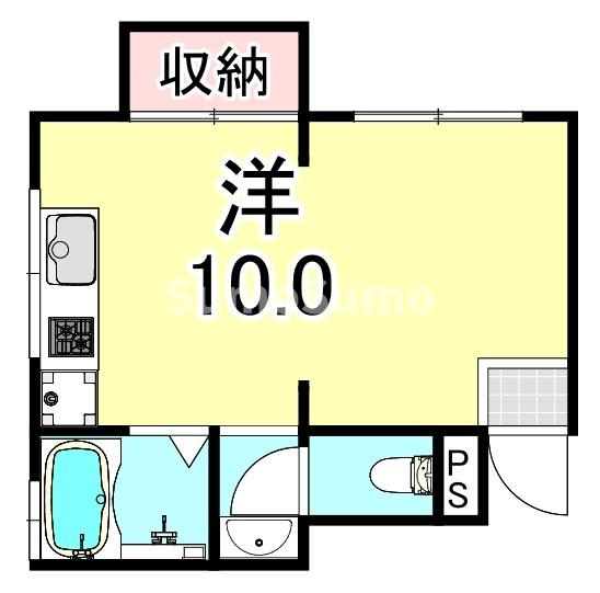 ハネオカハイツの間取り
