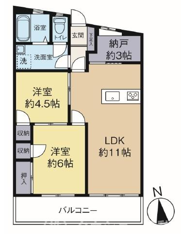 【間取り】 | 西千葉ハイツ