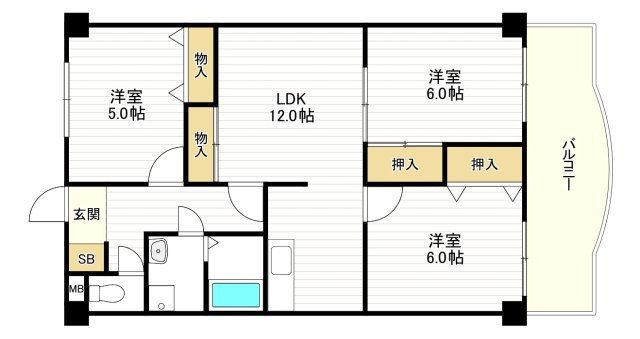 パレーシャル21の間取り