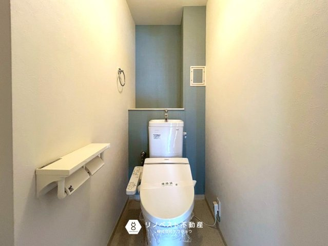 フォルム石切さくら坂のトイレ|トイレットペーパーを2個つけられるので頻繁に変える手間が省けますね！