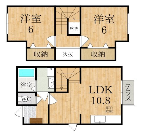 エトワ－ルの間取り
