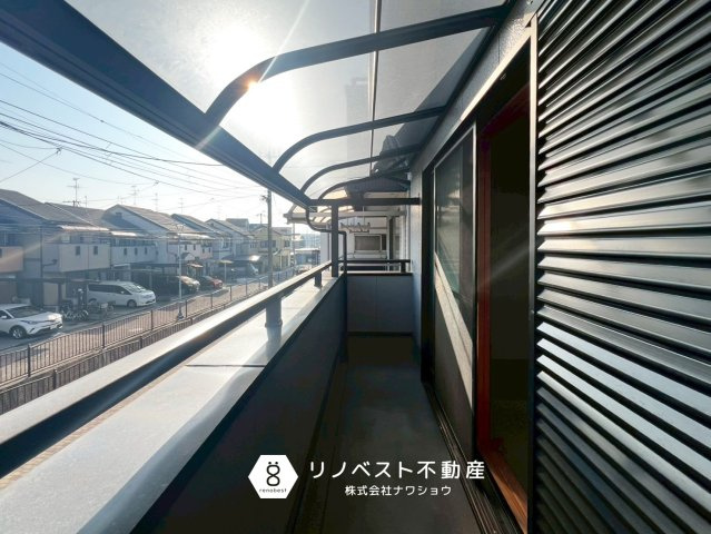 東大阪市金岡２丁目のバルコニー|【リノベスト不動産】弊社では売却のご相談も受付中！まずは一度ご相談ください♪