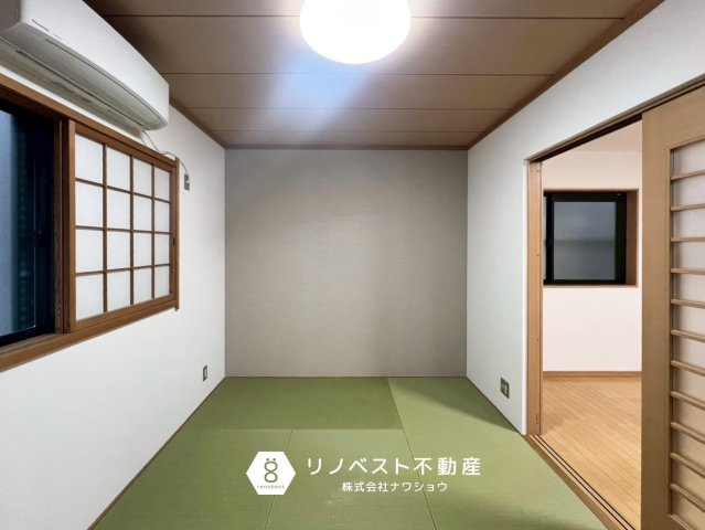 東大阪市金岡２丁目の和室|約6帖の和室。
ダイニングキッチンに面しています♪