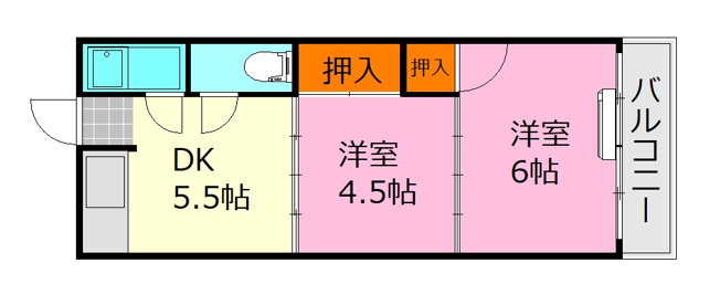【間取り】 | 第一ゆうきアパート