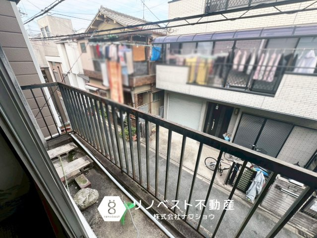東大阪市新池島町1丁目のバルコニー|住宅街が見渡せます◎