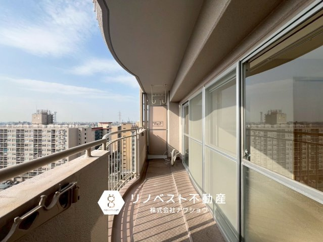 第一シャトー八戸の里のバルコニー