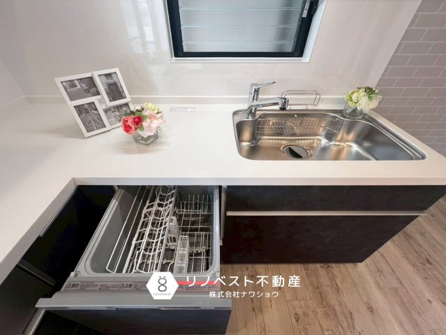 東大阪市東石切町6丁目のキッチン|便利な食洗機付◎リフォームで新調済みです。