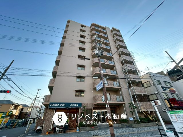ソレイユ俊徳道の外観|2沿線2駅利用可能♪
オートロック・宅配ボックス付きマンション！