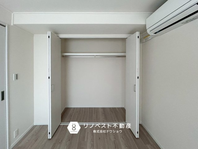 若江岩田パークマンションB棟の収納|奥行きもあり、収納力が高いです！