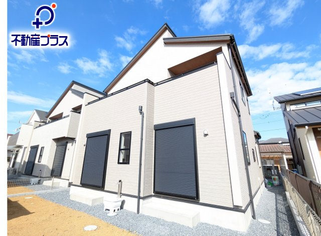 水戸市千波町４期の外観|注文住宅のようなおしゃれで重厚感のある外観です♪