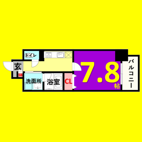 ルシェル大曽根の間取り