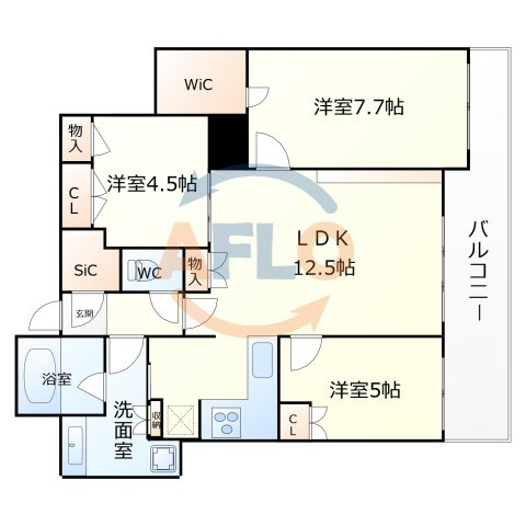 上本町ヒルズマーク　桃陽小学校区の間取り|上本町ヒルズマーク　間取り