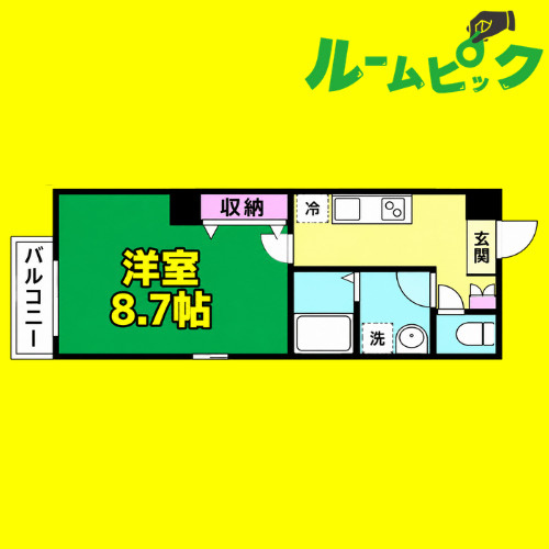 トロワ浄心　名古屋市賃貸　仲介手数料無料の間取り