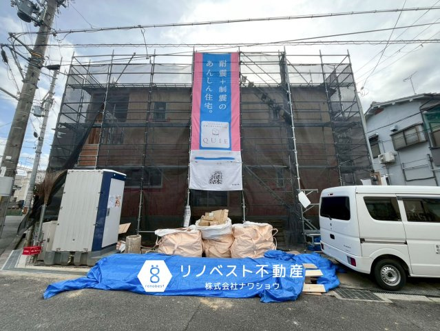 東大阪市金岡3丁目の外観|2026年5月完成予定の新築戸建♪