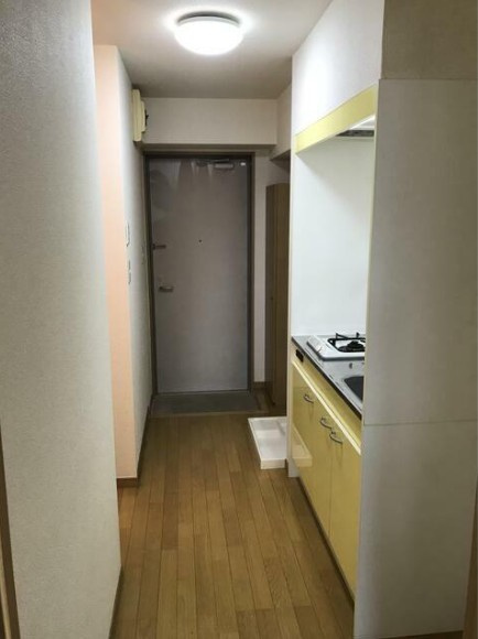 スカイハイツの玄関
