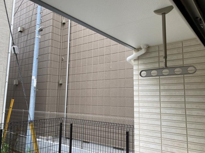 リブリ・新都心Ⅱのバルコニー