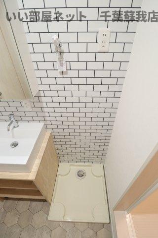 S-Court千葉寺の洗面所|洗濯機置場