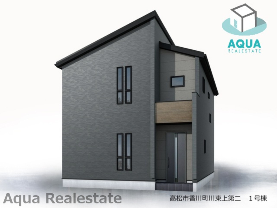 リーブルガーデン高松市香川町川東上第二の完成予想図|外観の完成予想図です