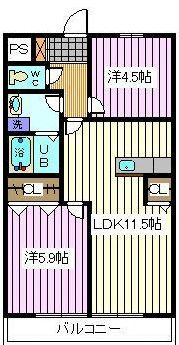 ドゥ・ボヌールの間取り