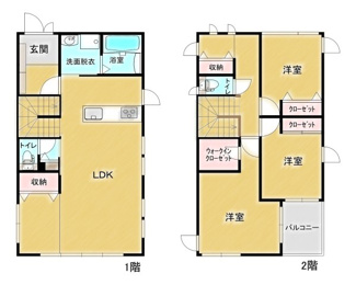 【間取り】 | 天辰町借家戸建