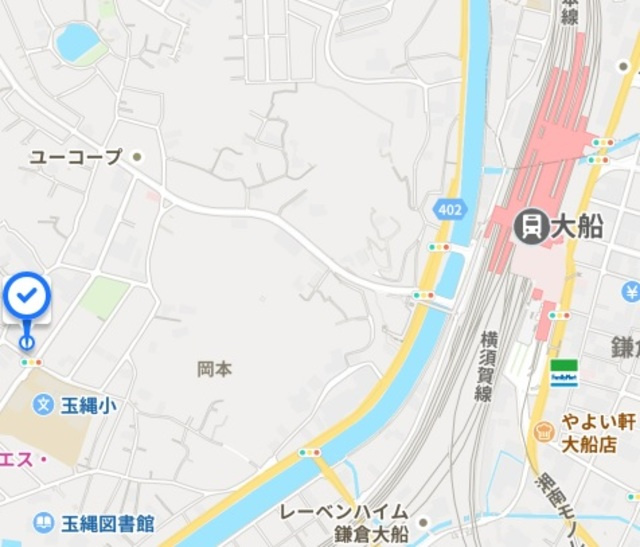 ＲＩＺＥ鎌倉Ａの地図