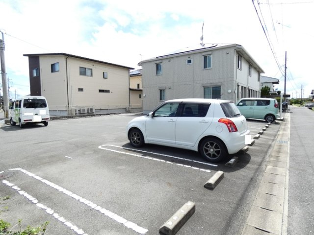 ダルメシアンハウスの駐車場