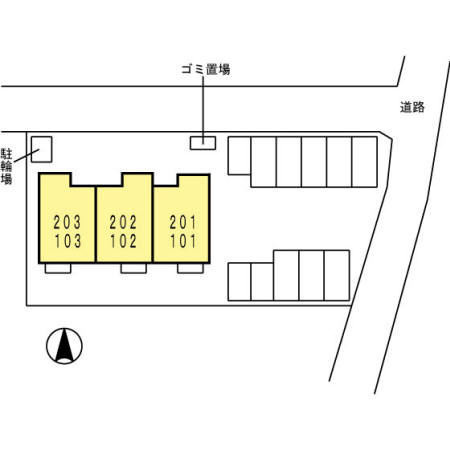 ダルメシアンハウスの区画図