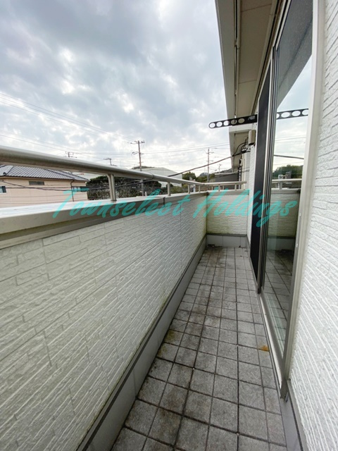 クレール久里浜　B棟のバルコニー|南東向き・日当たり良好