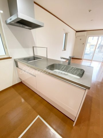 クレール久里浜　B棟のキッチン|人気のカウンターキッチン