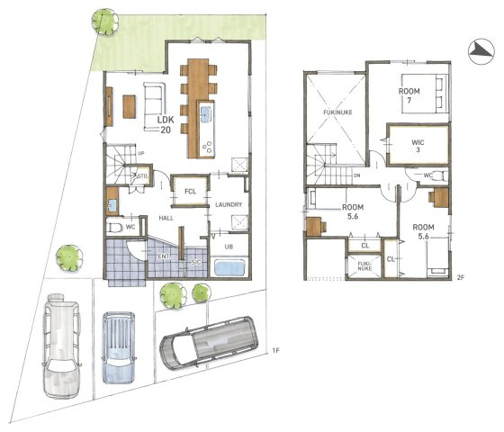 神領2丁目20号地　天然木デザイン新築建売