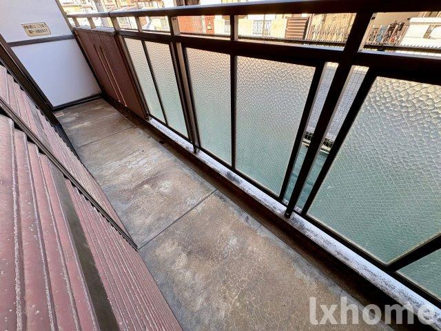 ソーシャルハイツのバルコニー