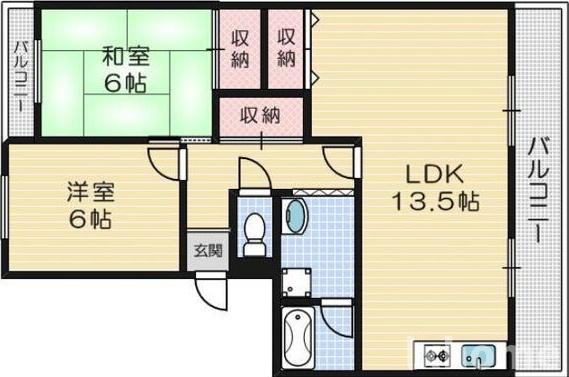 ソーシャルハイツの間取り