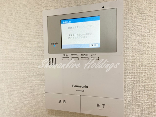 ホルスリッジのセキュリティ|モニター付きインターフォン