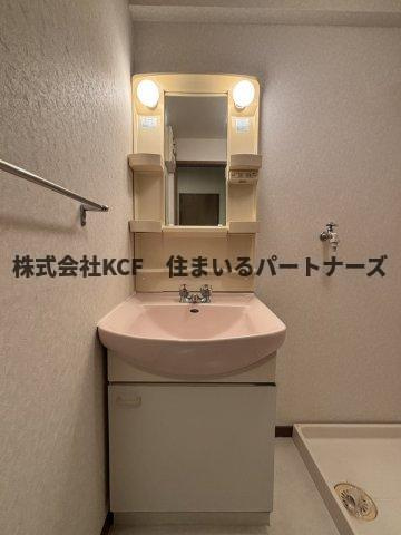 クラインドルフの洗面所|脱衣スペースもあります