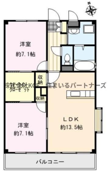 レフィナード・パティオの間取り