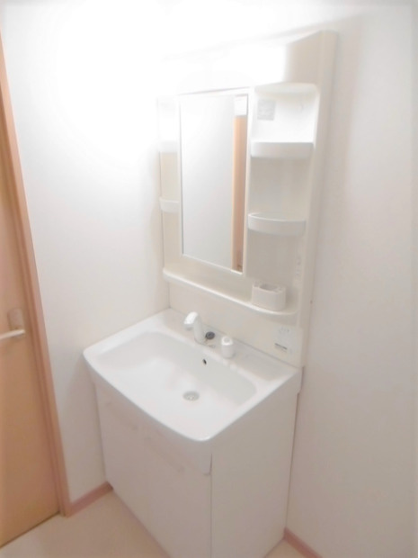 キャッスルコートの洗面所|使いやすい洗面所です