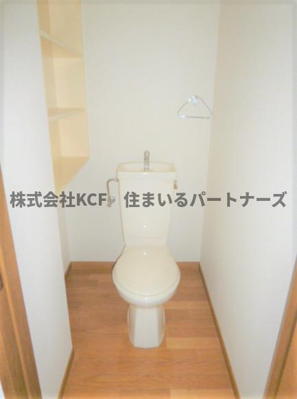 ヴィラージュＩのトイレ|ゆったりとした空間のトイレです