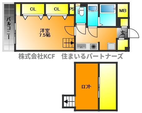 ハビタット351の間取り