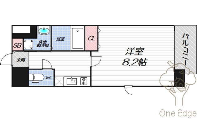 ディクス梅田東レジデンスの間取り