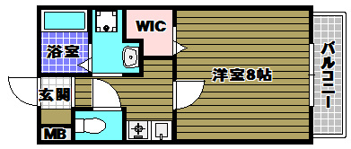 クオリア東茱萸木の間取り