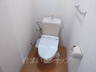 広島市安佐北区小河原町のアパートのトイレ|シャワートイレ